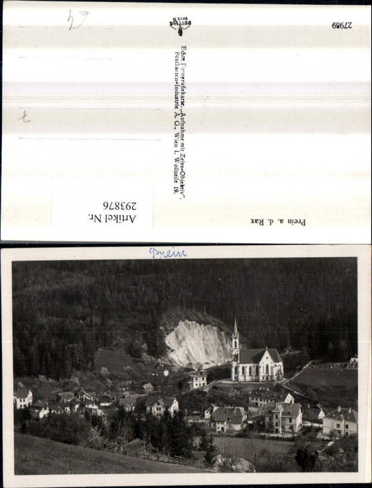293876,Prein an d. Rax Teilansicht Kirche