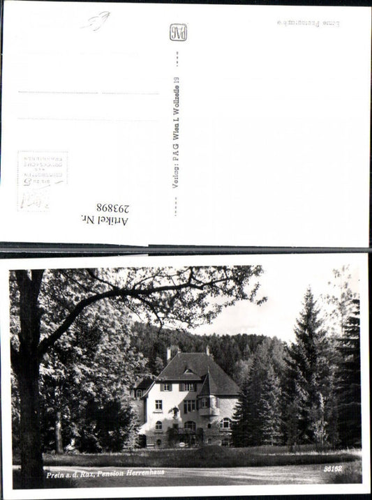 293898,Prein an d. Rax Pension Herrenhaus
