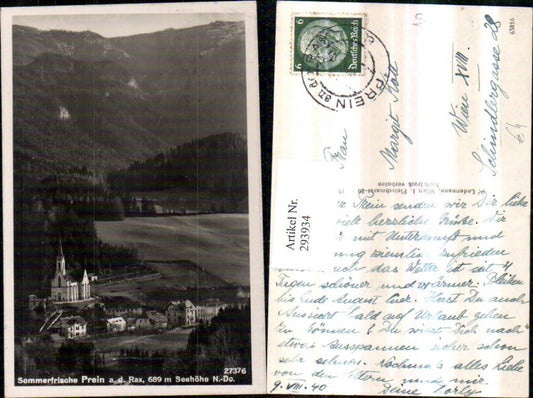 293934,Prein an d. Rax Teilansicht