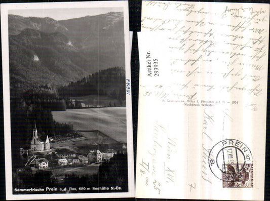 293935,Prein an d. Rax Teilansicht