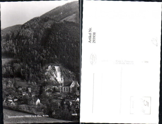 293938,Prein an d. Rax Teilansicht Kirche