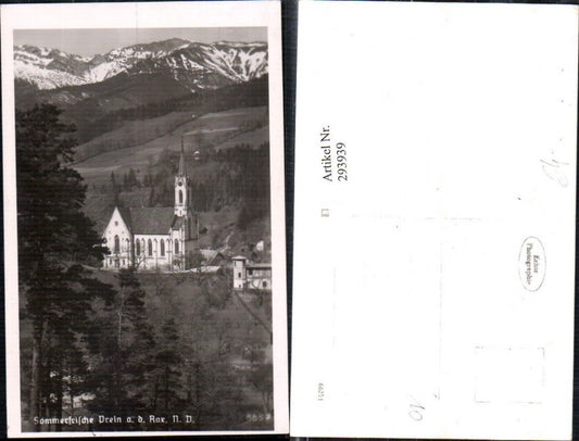 293939,Prein an d. Rax Kirche Bergkulisse