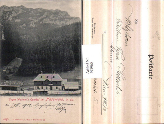 293960,Naßwald Schwarzau Eugen Wallners Gasthof