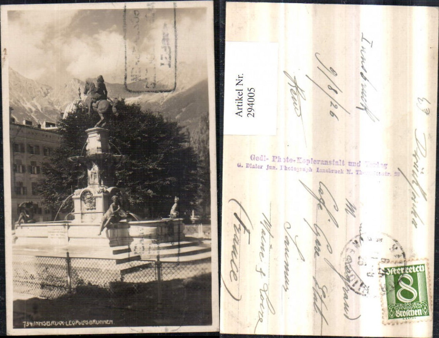 Alte Ansichtskarte – Old Postcard