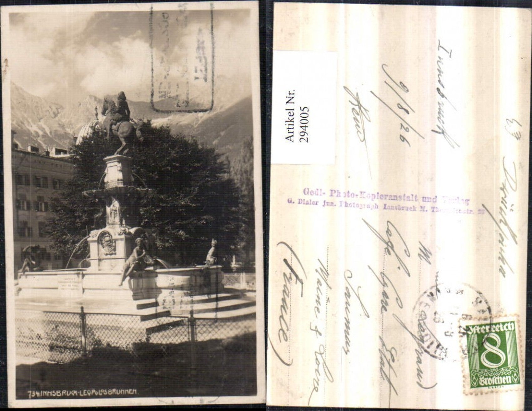 Alte Ansichtskarte – Old Postcard