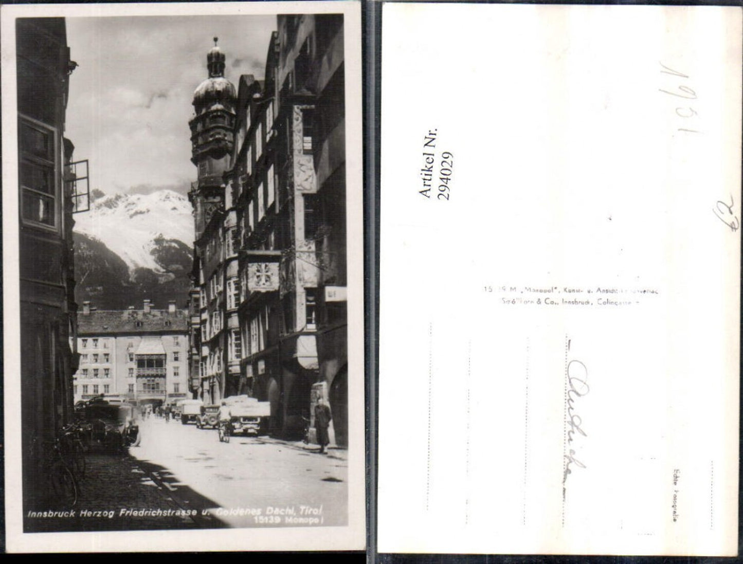 Alte Ansichtskarte – Old Postcard