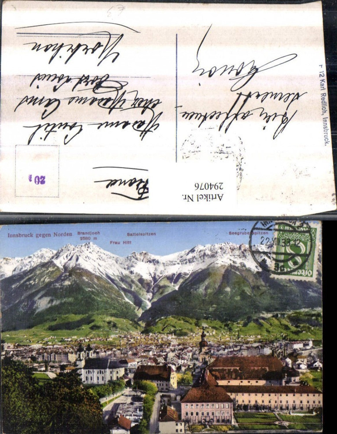 Alte Ansichtskarte – Old Postcard