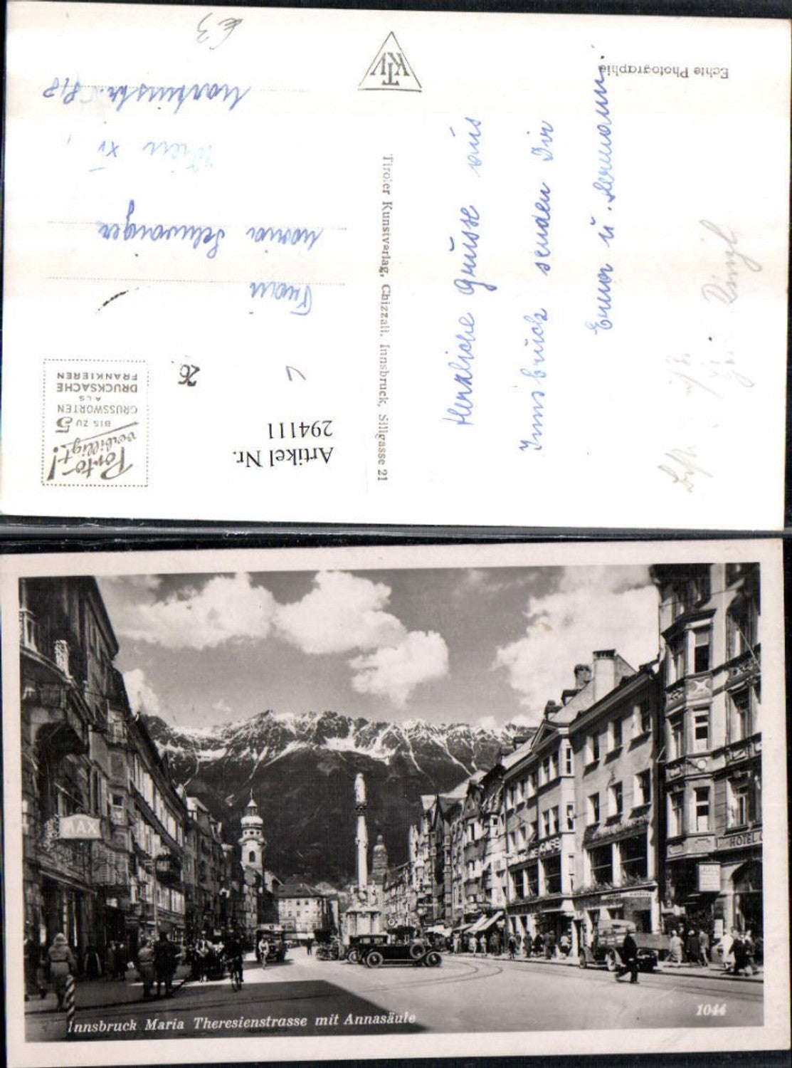 Alte Ansichtskarte – Old Postcard