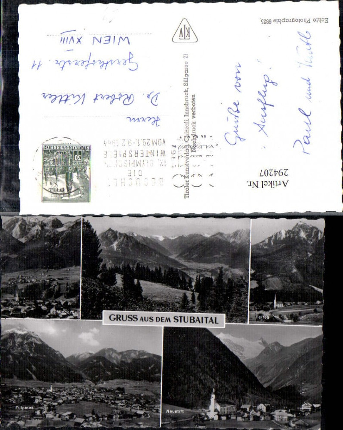 Alte Ansichtskarte – Old Postcard
