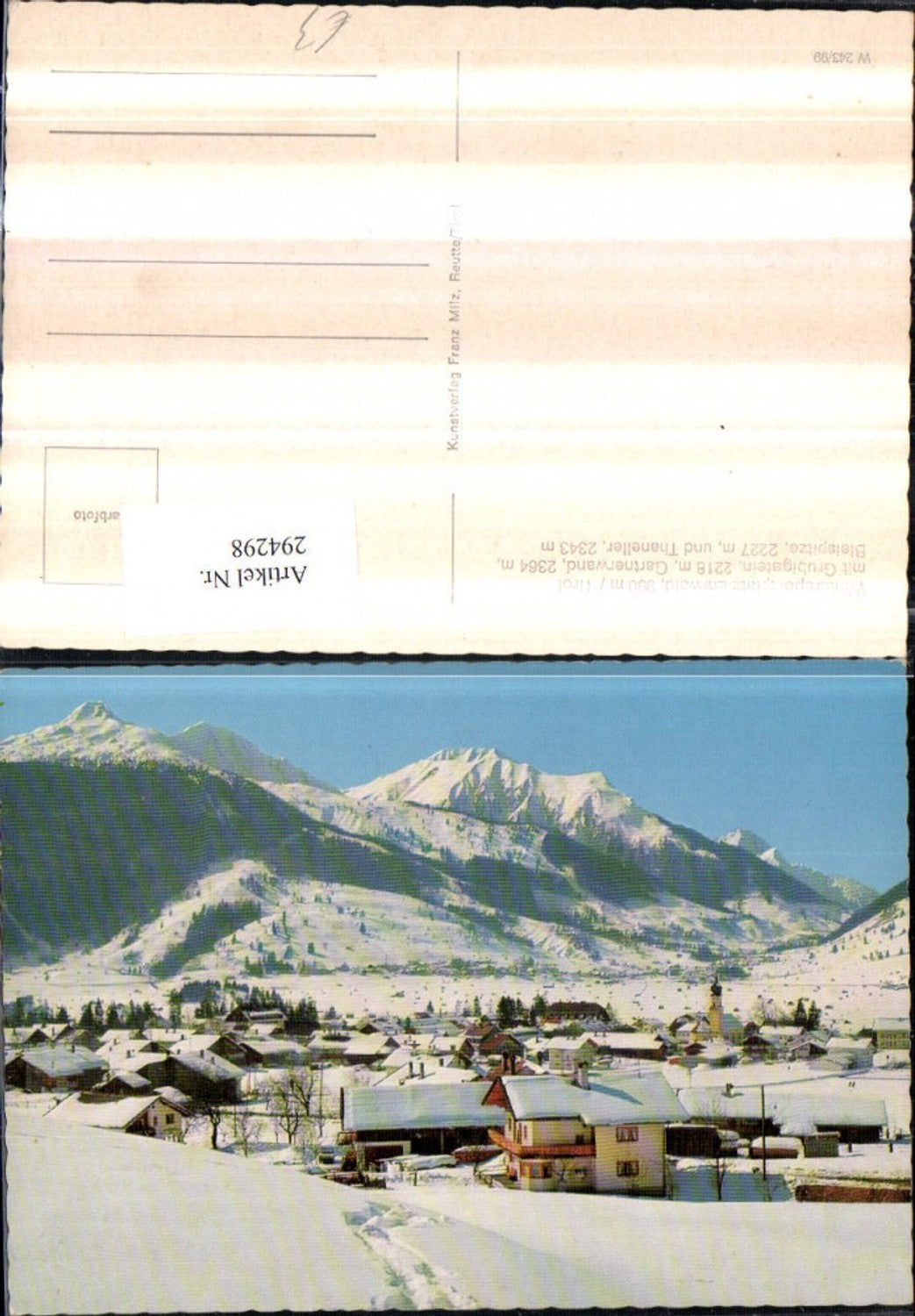 Alte Ansichtskarte – Old Postcard