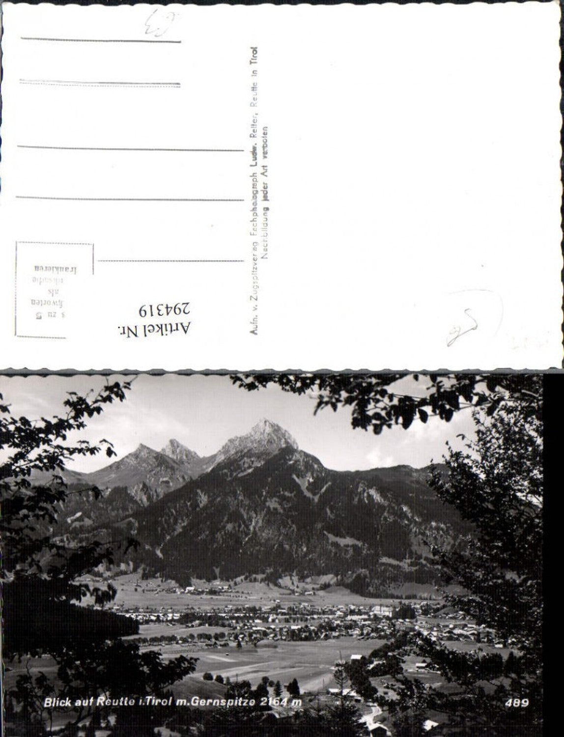 Alte Ansichtskarte – Old Postcard