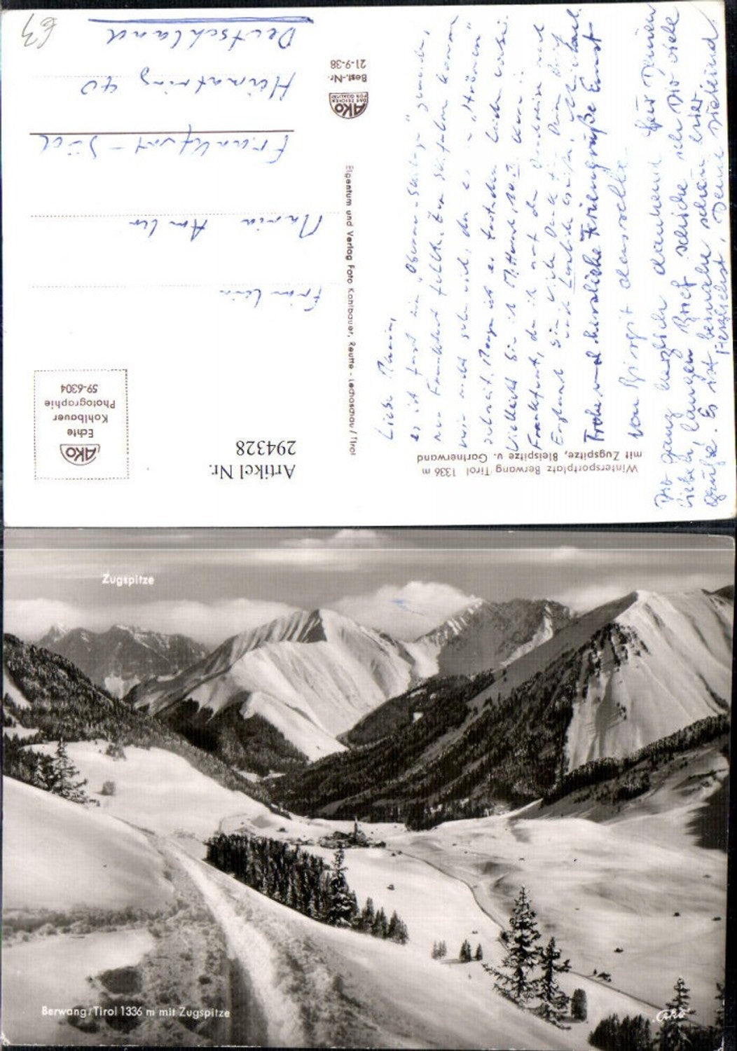 Alte Ansichtskarte – Old Postcard