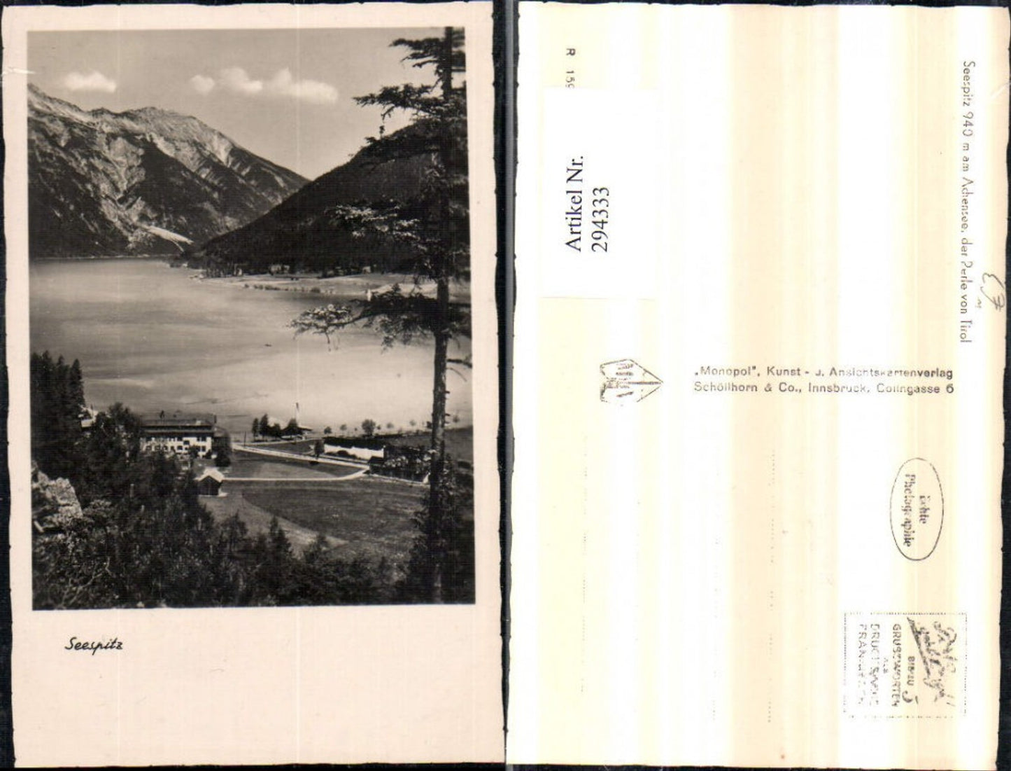 Alte Ansichtskarte – Old Postcard