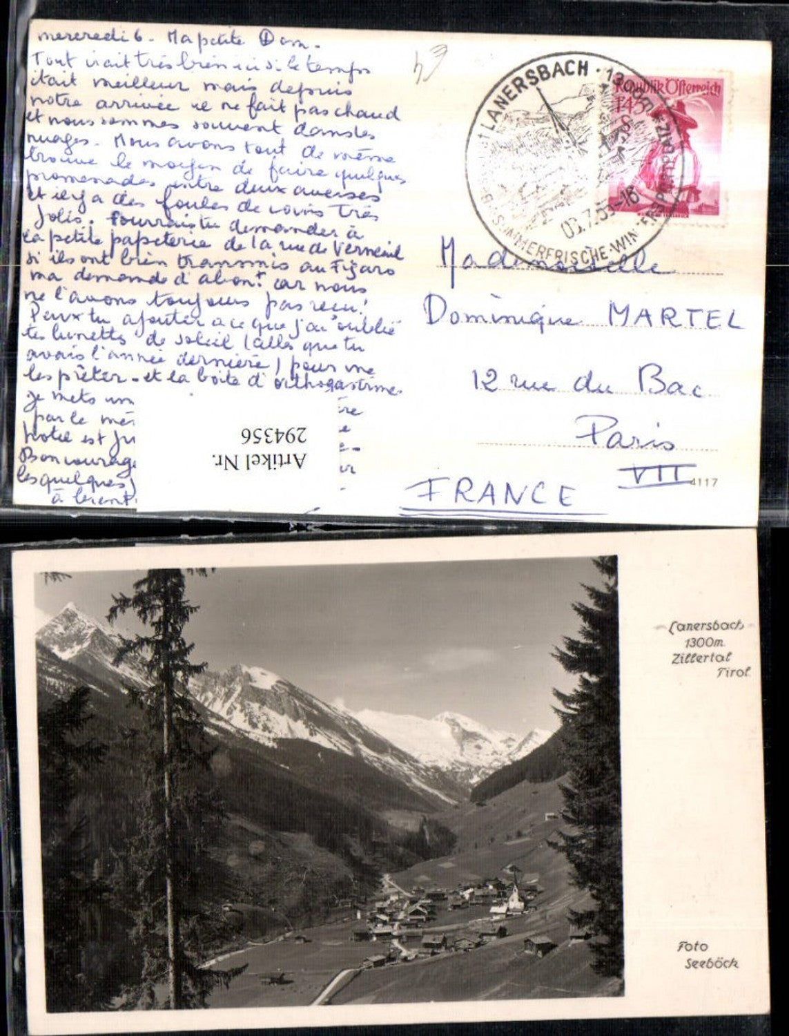 Alte Ansichtskarte – Old Postcard