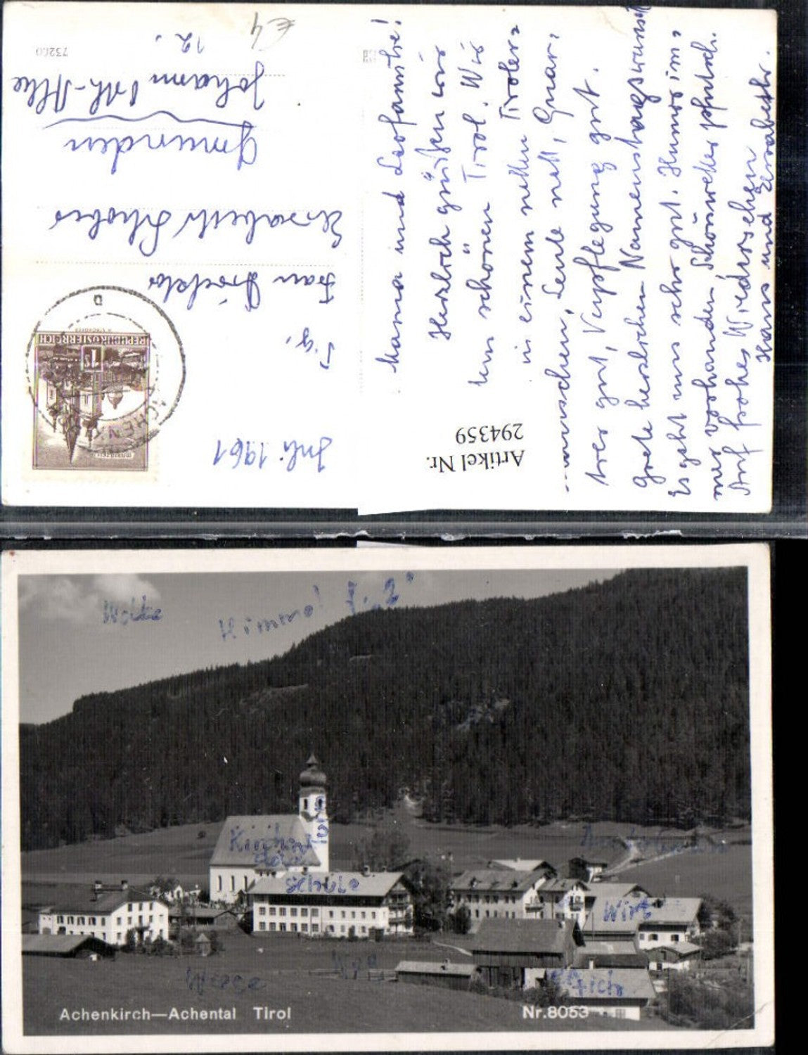 Alte Ansichtskarte – Old Postcard