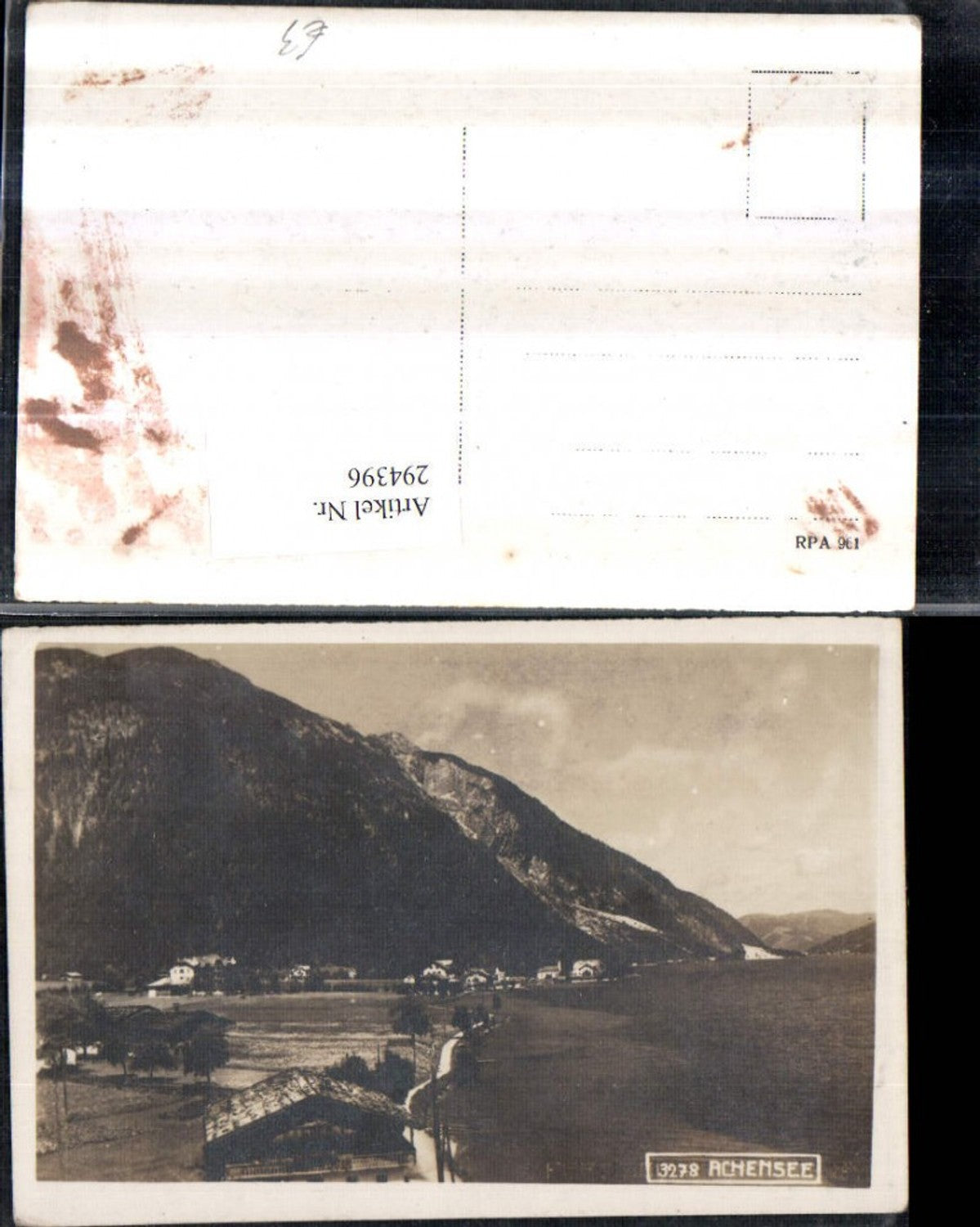 Alte Ansichtskarte – Old Postcard