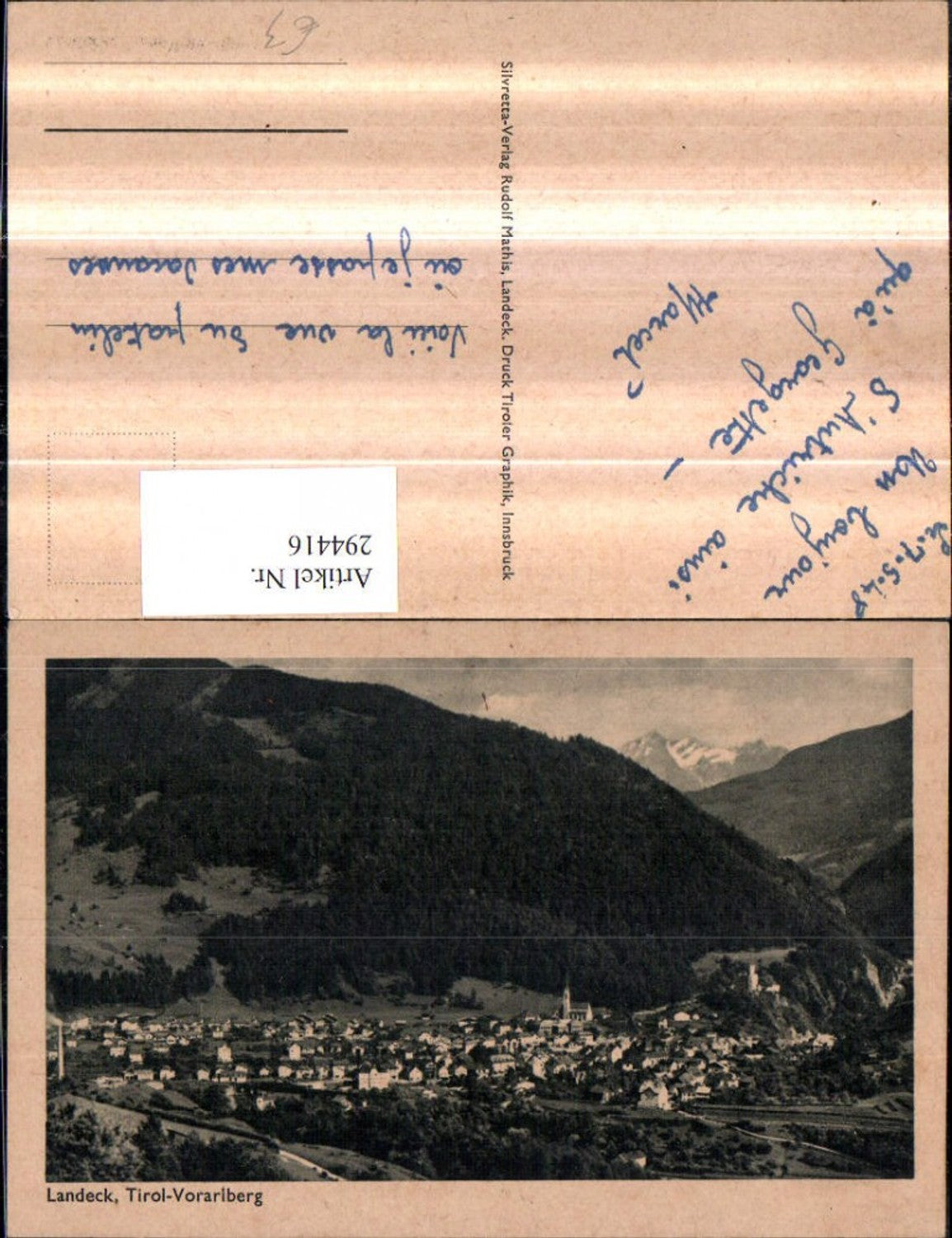 Alte Ansichtskarte – Old Postcard