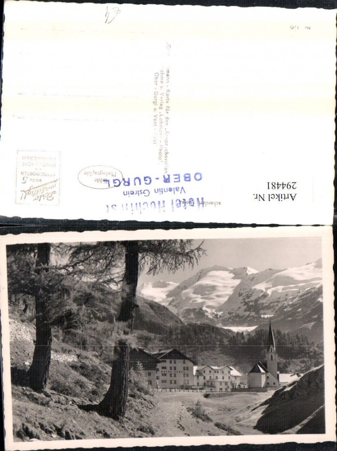 Alte Ansichtskarte – Old Postcard