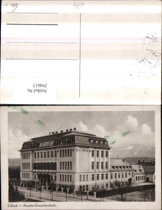 294613,Villach Bundes-Gewerbeschule Schulgebäude