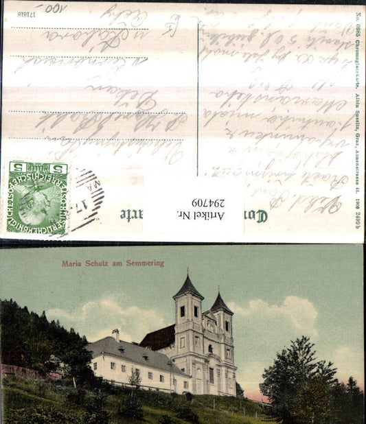 294709,Maria Schutz am Semmering Kirche