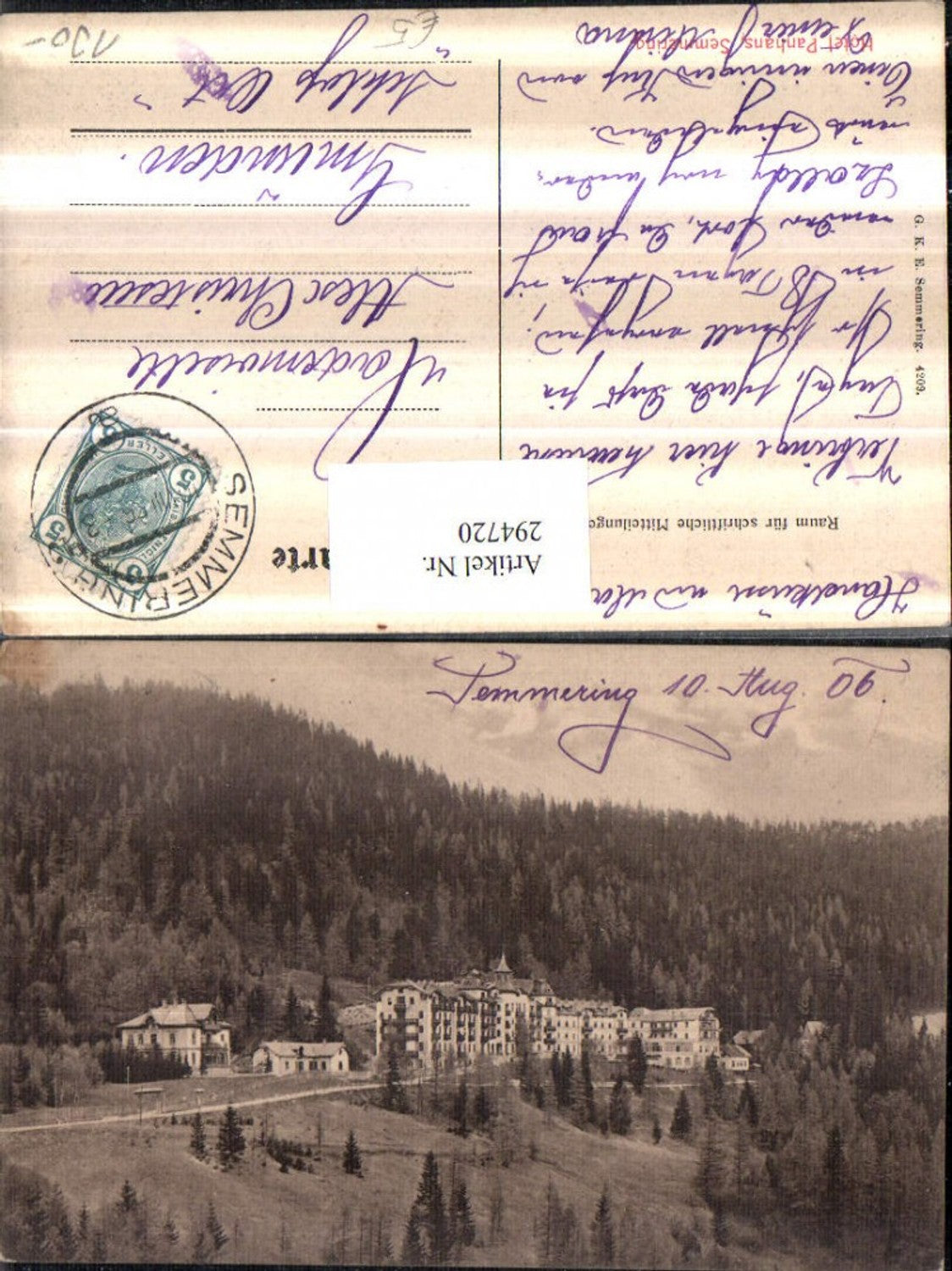 294720,Semmering Hotel Panhans