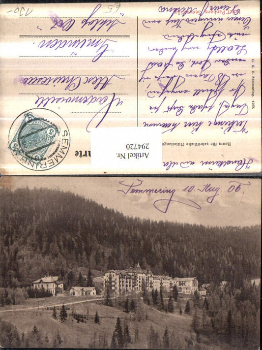 294720,Semmering Hotel Panhans