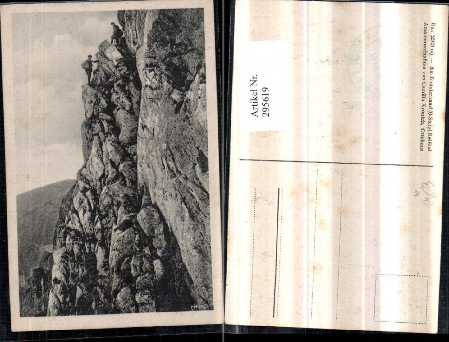 295619,Rax Am Inntalerband Reißtal b. Naßwald Schwarzau Bergsteiger