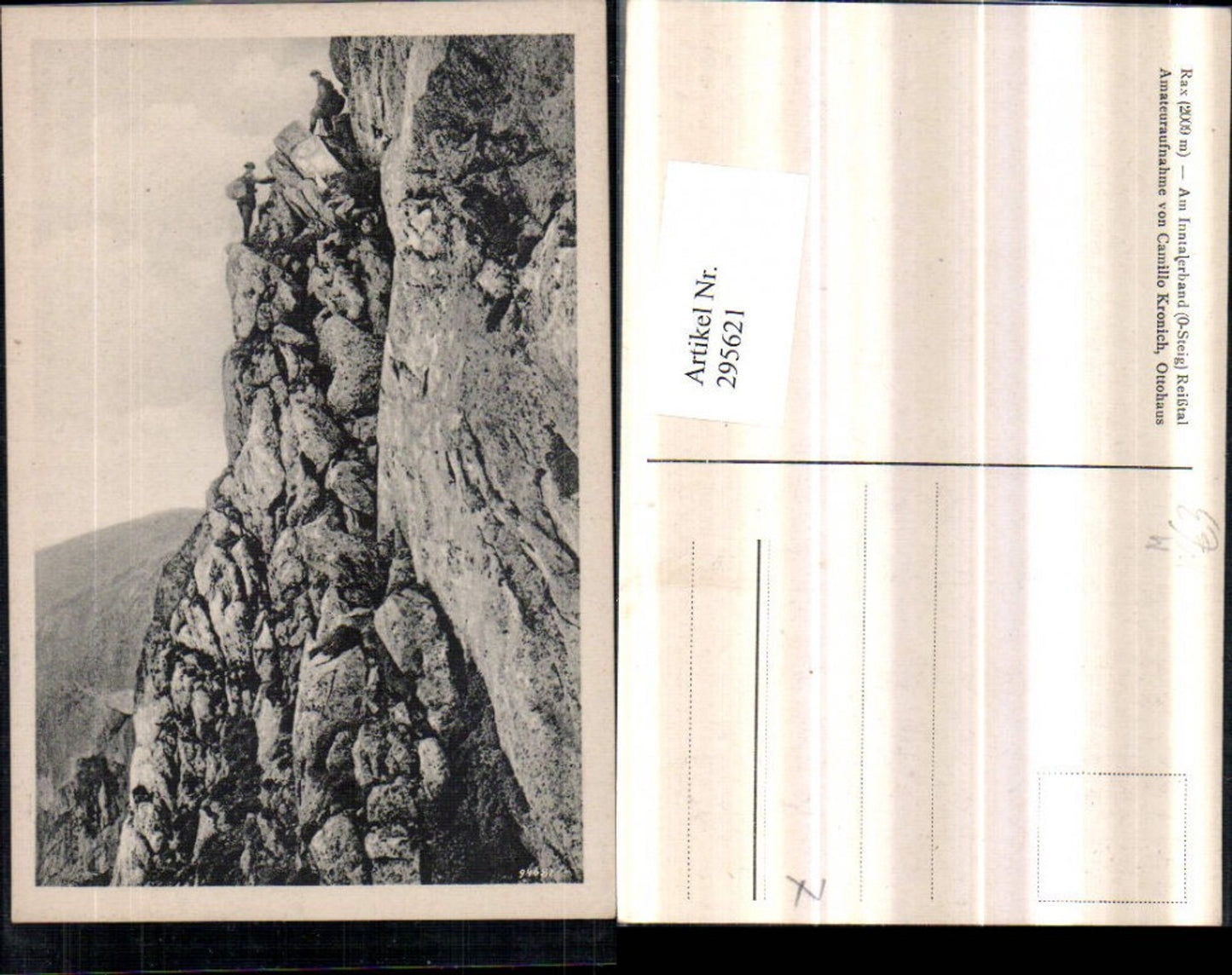 295621,Rax Am Inntalerband Reißtal b. Naßwald Schwarzau Bergsteiger