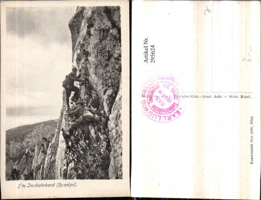 295624,Raxalpe Am Inntalerband b. Naßwald Schwarzau Bergsteiger Kletterer