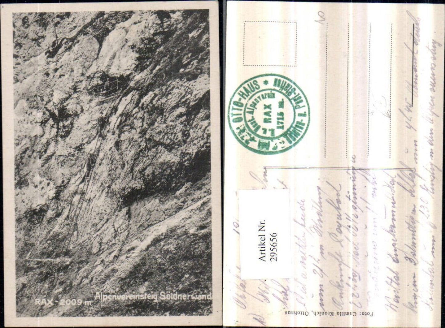 295656,Rax Alpenvereinssteig Söldnerwand b. Naßwald Schwarzau