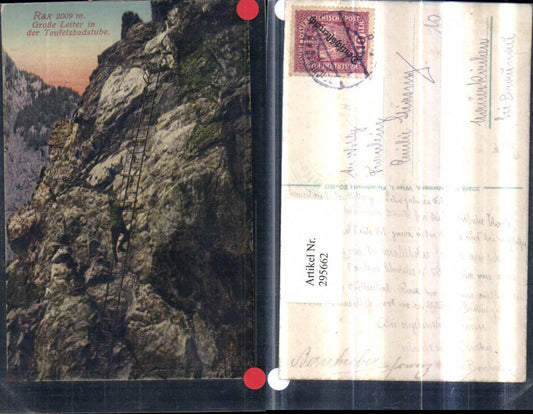 295662,Rax Große Leiter in d. Teufelsbadstube b. Reichenau