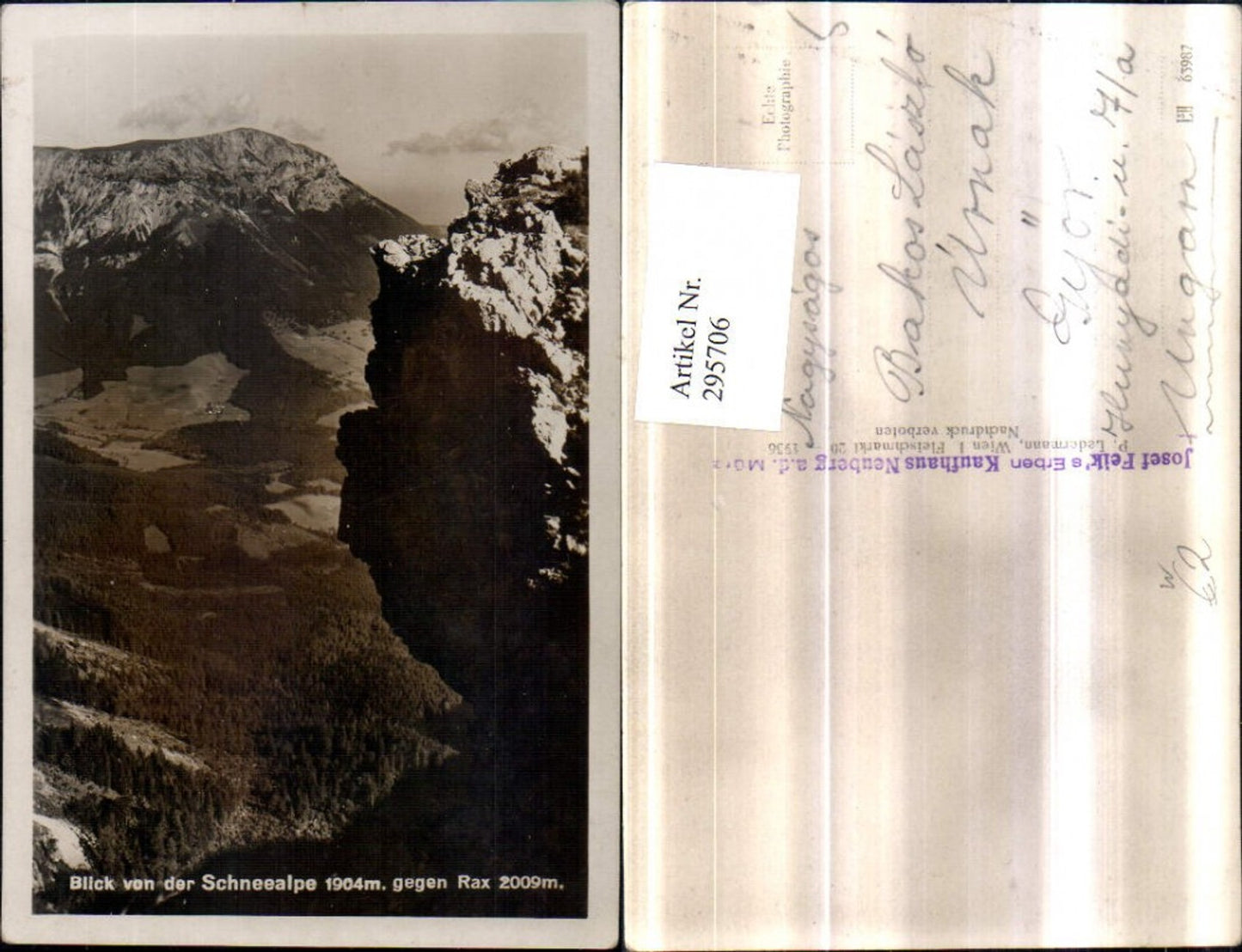 Alte Ansichtskarte – Old Postcard