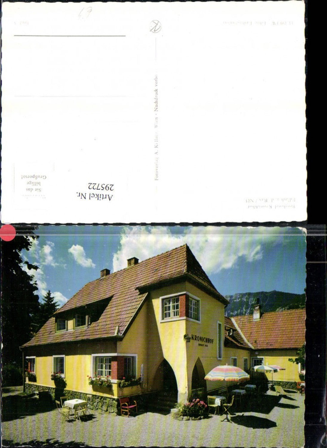 295722,Edlach an d. Rax Berghotel Kronichhof