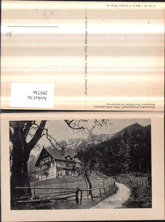 295736,Alpenhotel Knappenhof b. Edlach Reichenau an d. Rax Bergkulisse