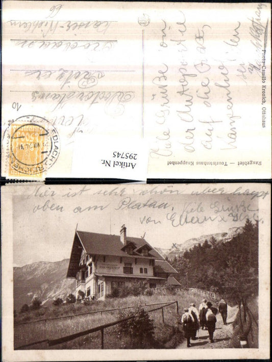 295745,Touristenhaus Knappenhof b. Edlach Reichenau an d. Rax Bergkulisse
