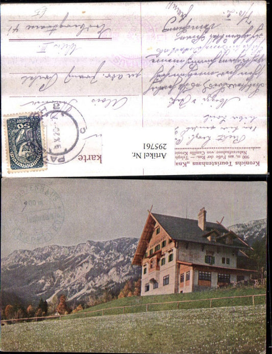 295761,Touristenhaus Knappenhof b. Edlach Reichenau an d. Rax Bergkulisse