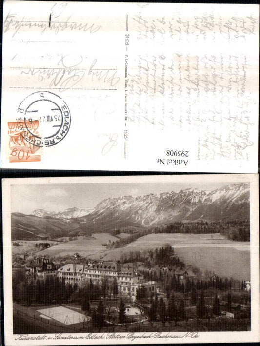 295908,Edlach an d. Rax Kuranstalt u. Sanatorium Bergkulisse