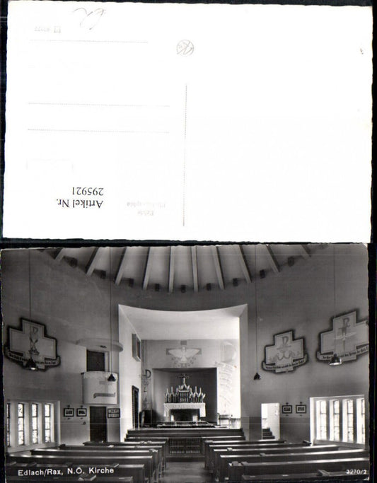 295921,Edlach an d. Rax Kirche Innenansicht