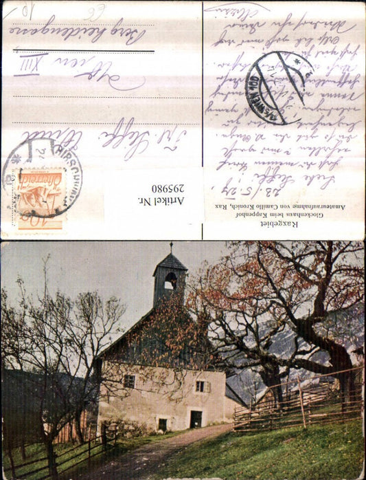 295980,Glockenhaus Kapelle beim Knappenhof b. Edlach an d. Rax