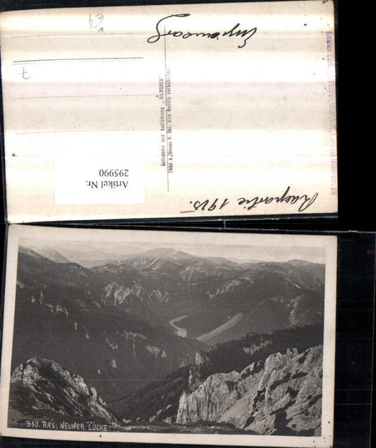 295990,Rax Neuner Lucke Bergkulisse b. Reichenau