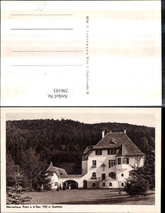 296103,Prein an d. Rax Herrenhaus