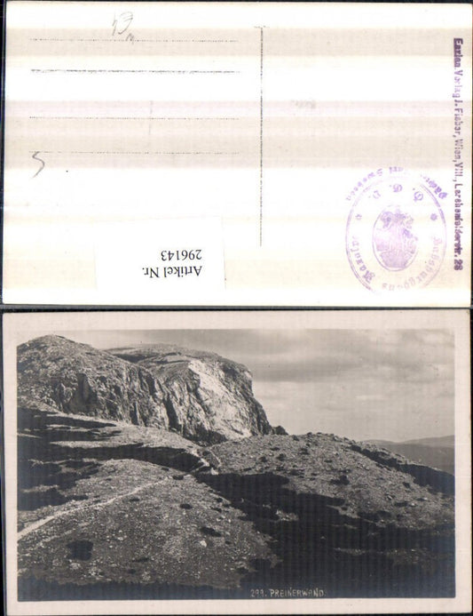 296143,Preinerwand Bergkulisse b. Prein an d. Rax