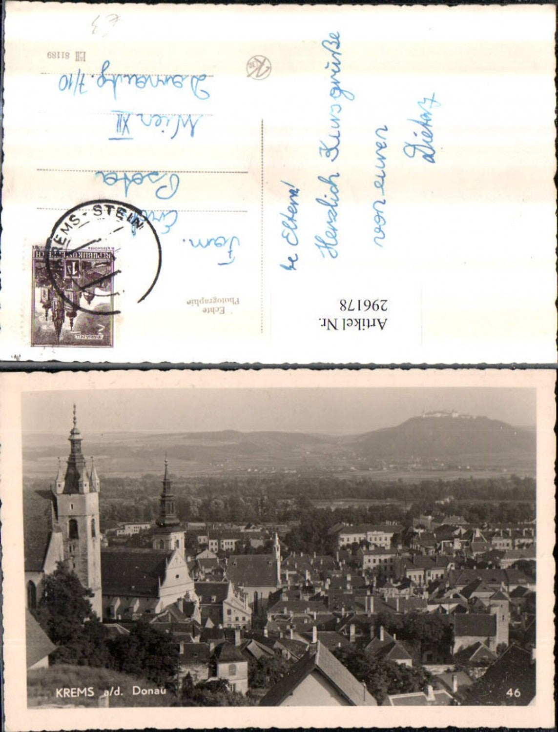 296178,Krems an d. Donau Totale Kirchen