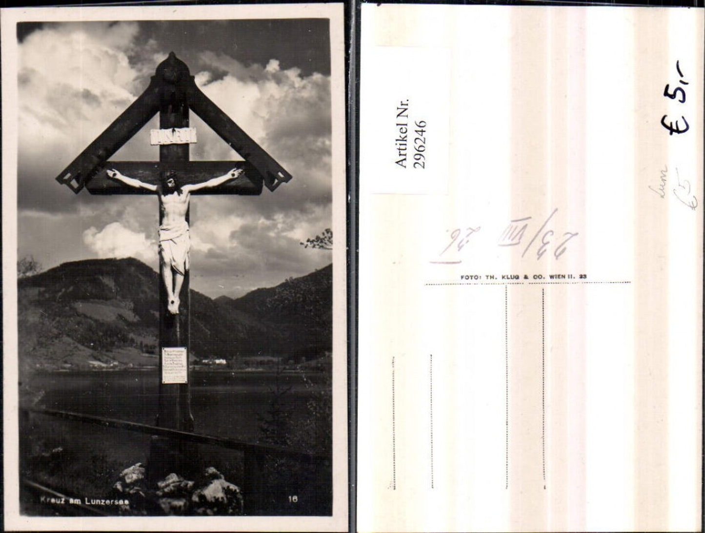 296246,Kreuz am Lunzersee b. Lunz