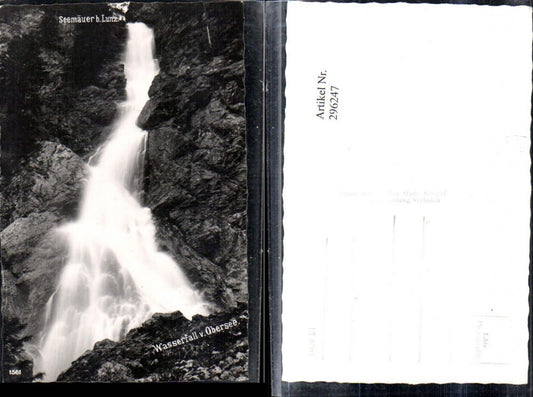 296247,Seemäuer b. Lunz Wasserfall v. Obersee