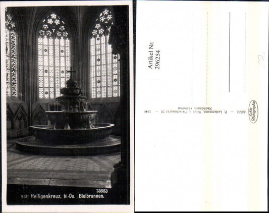 296254,Stift Heiligenkreuz Bleibrunnen Brunnen