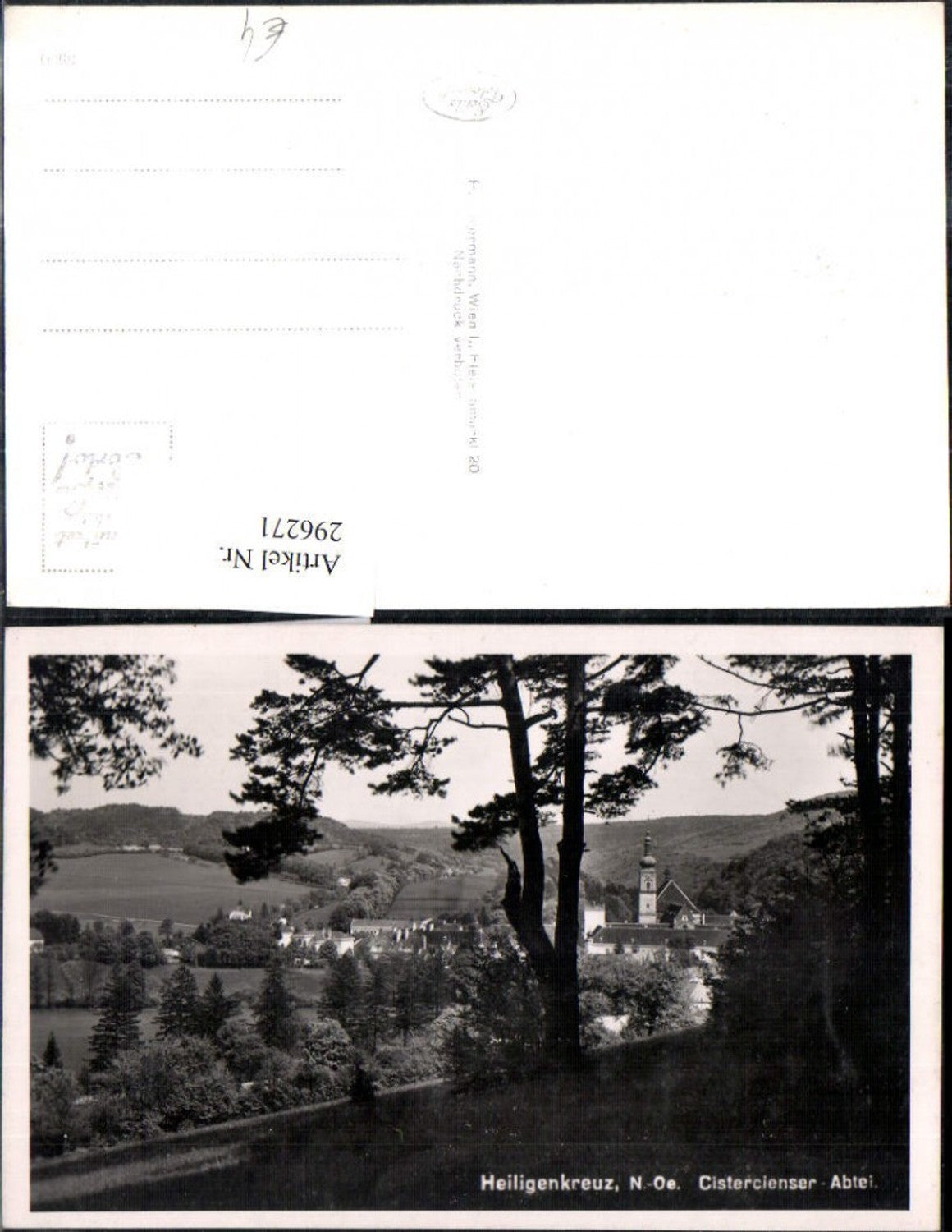 296271,Heiligenkreuz Totale m. Zisterzienser-Abtei