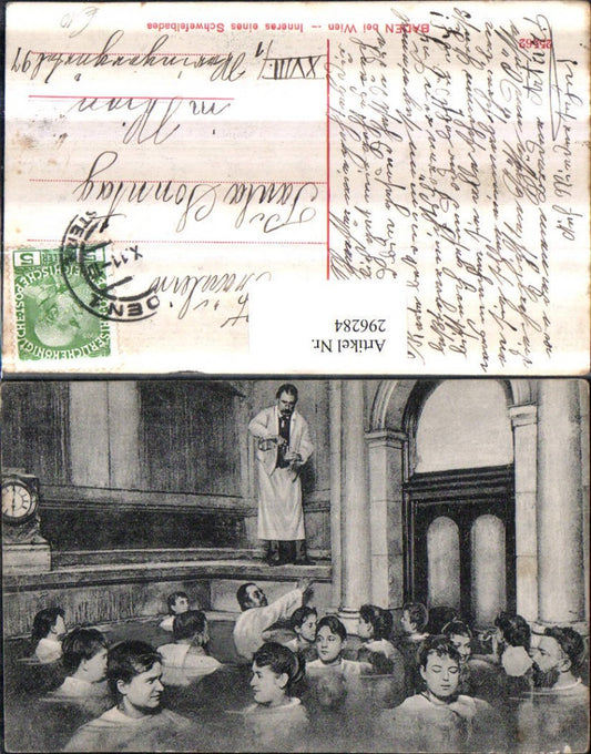 296284,Baden b. Wien Innenansicht eines Schwefelbades