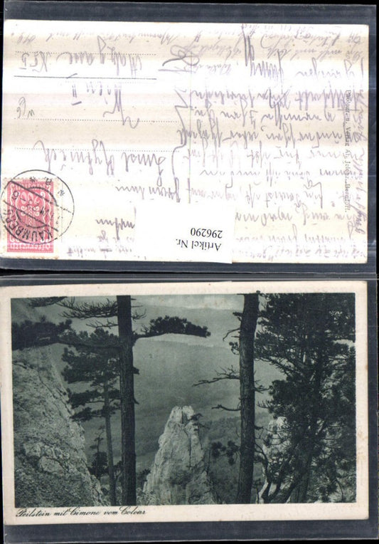 296290,Peilstein m. Cimone vom Coloar Felsen b. Weissenbach an d. Triesting