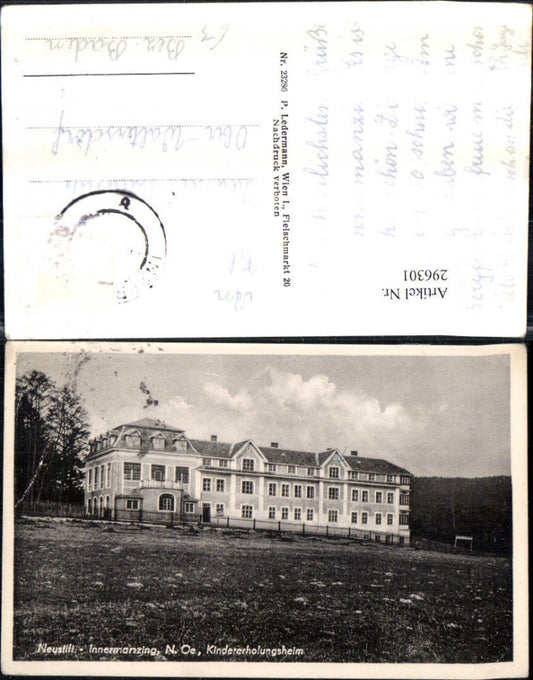 296301,Neustift Innermanzing Kindererholungsheim Gebäude
